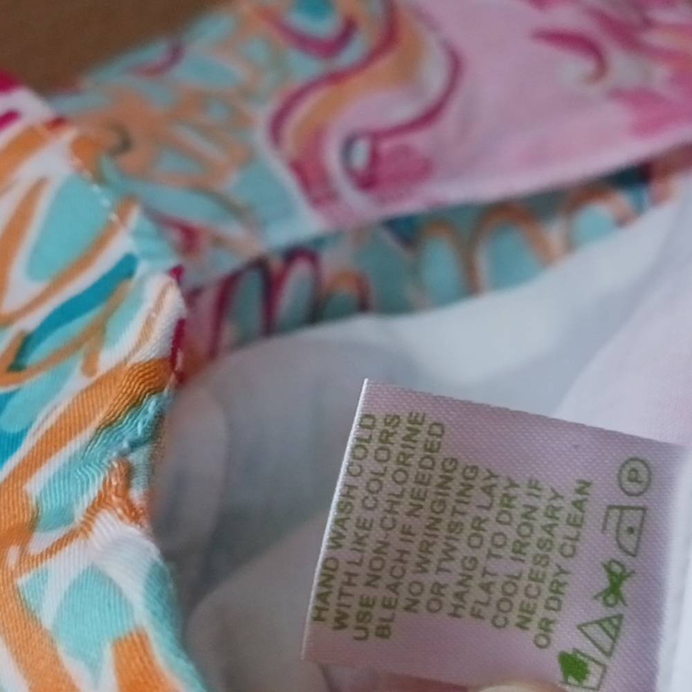 Lilly Pulitzer 100% Cotton Strapless Dress, Womens Size 4 - Picture 7 of 9